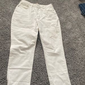 white madewell jeans